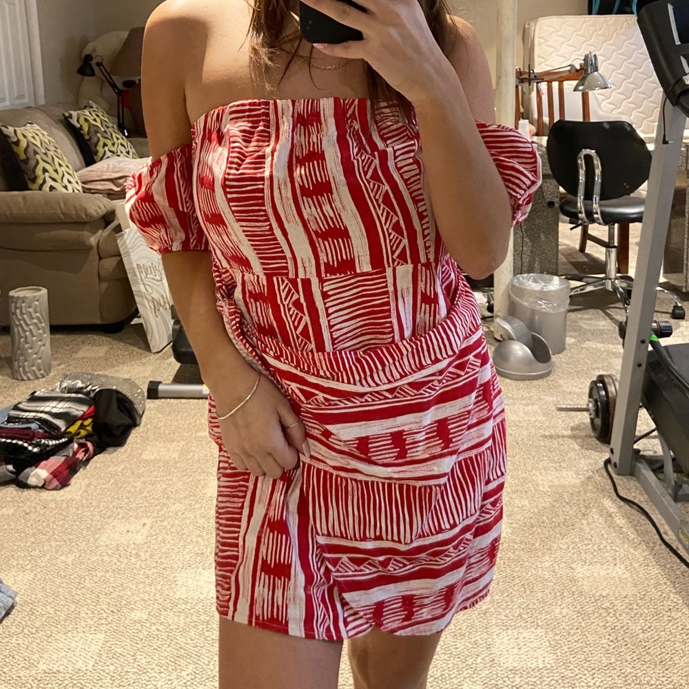 Aztec Red Dress - Picture 2 of 5